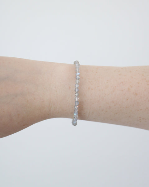 Labradorite Faceted Bracelet || 4mm