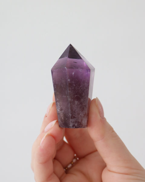 Polished Amethyst Point - 01