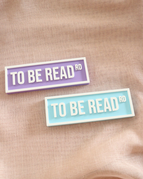To Be Read - Book Shelf Sign
