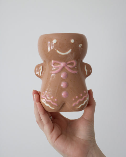 Pink Gingerbread Man - Oil burner
