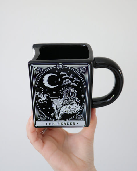 The Reader Book Shaped Mug