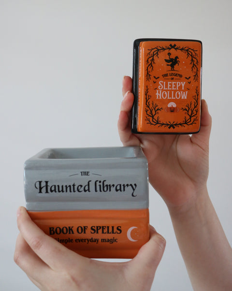 The Haunted Library Book Stack Oil / Wax Burner