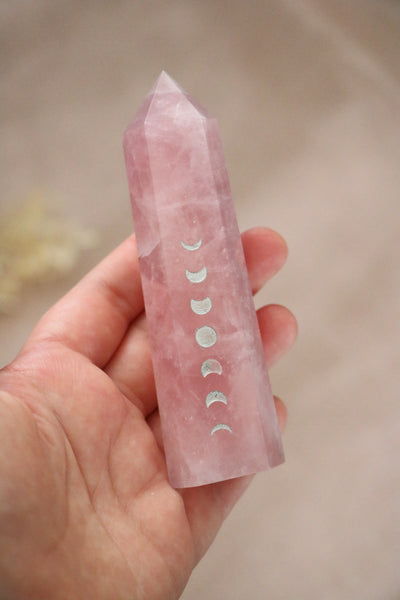 Rose Quartz Moon Phase