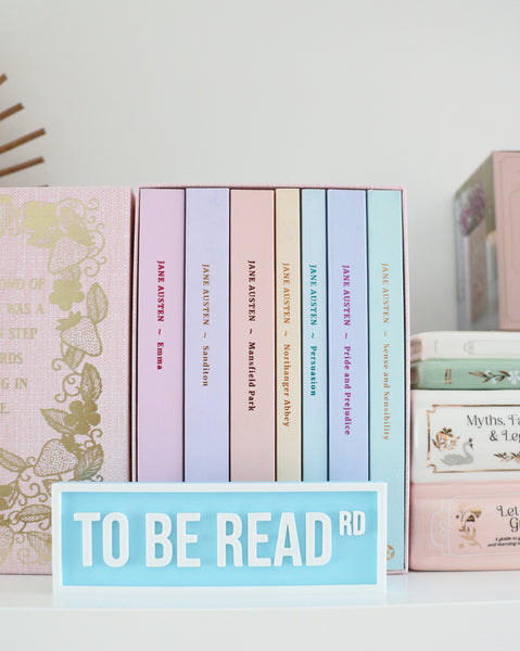 To Be Read - Book Shelf Sign