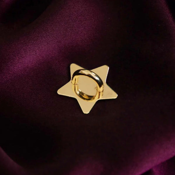 Star Charm Anchor - Gold