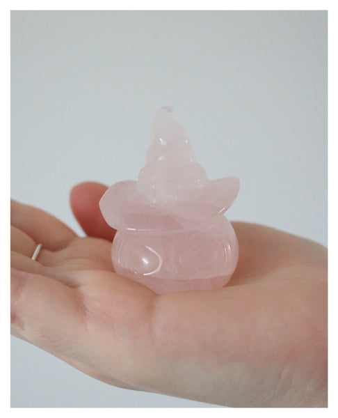 Pumpkin Head - Rose Quartz
