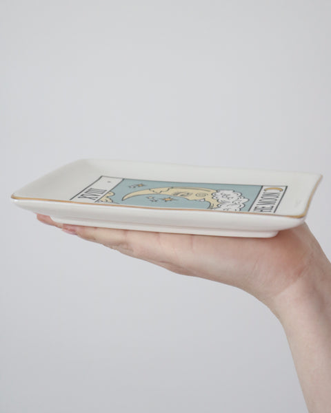 Vintage Tarot Trinket Dish - The Moon