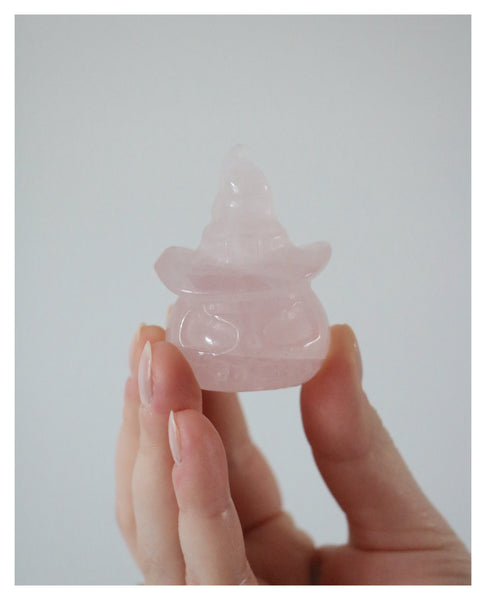 Pumpkin Head - Rose Quartz