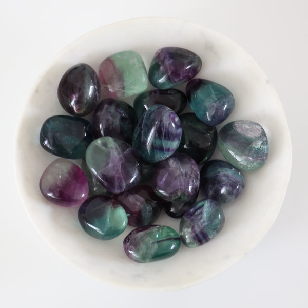 Tumbled Stones - Rainbow Fluorite