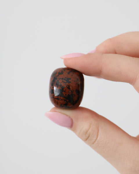 Tumbled Stone - Mahogany Obsidian