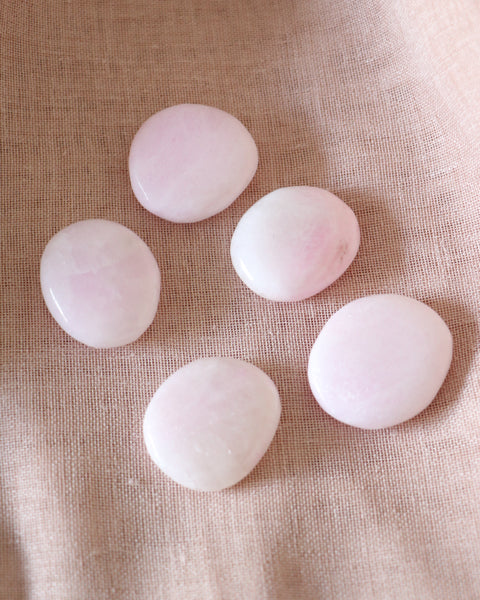 Pink Aragonite Flat Stones