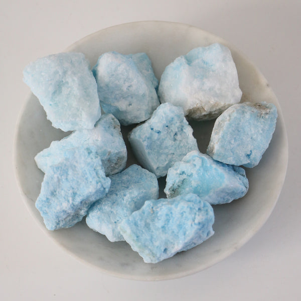 Blue Aragonite - Powder Blue