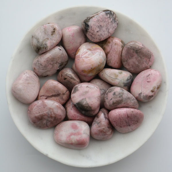 Tumbled Stone - Rhodonite