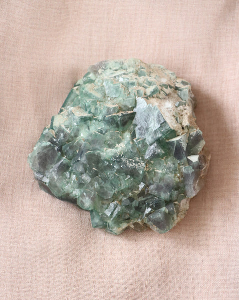 Natural Green Fluorite - Large