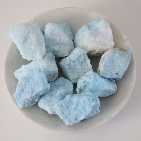 Blue Aragonite - Powder Blue